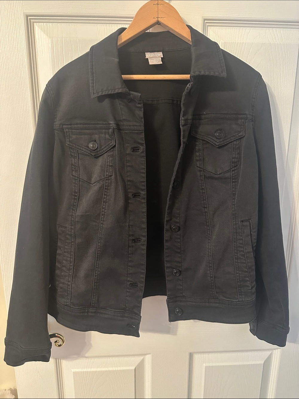 Chico's Men's Black Shirt Jacket